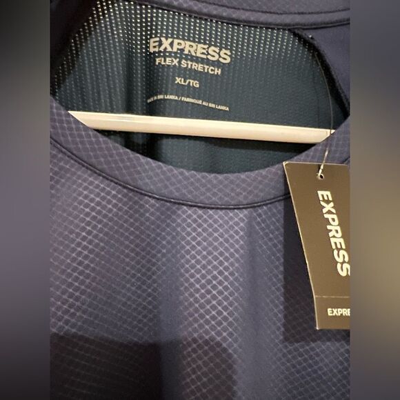 Express Blue Short Sleeve Tee For Men - Picture 6 of 6